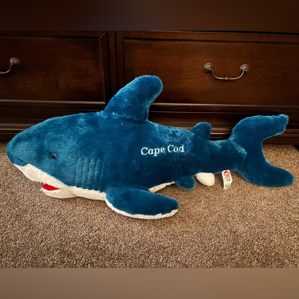 Giant Blue Shark Plush Toy